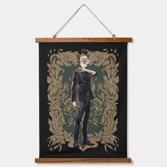 Anime Draco Malfoy Verziert Frame Wandteppich Mit Holzrahmen (Vorderseite)