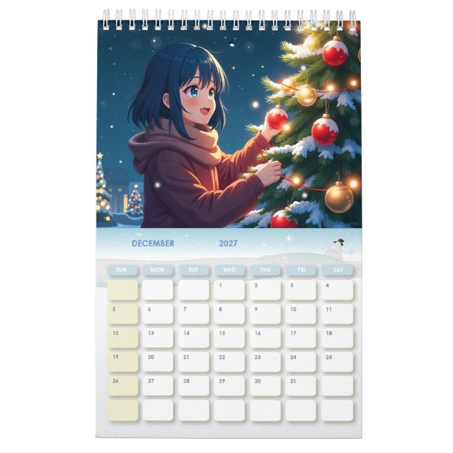 Anime Dreams 2025 - Kalender (Dez 2027)