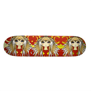 Anime-dreifaches Problem-Mädchen-Skateboard Skateboard