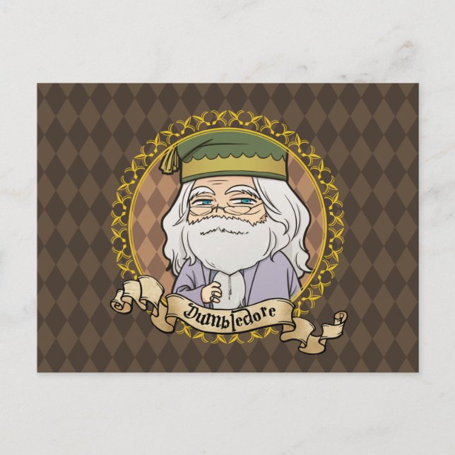 Anime Dumbledore Postkarte (Vorderseite)