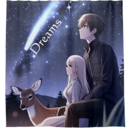 Anime-Duschvorhang Träume Duschvorhang