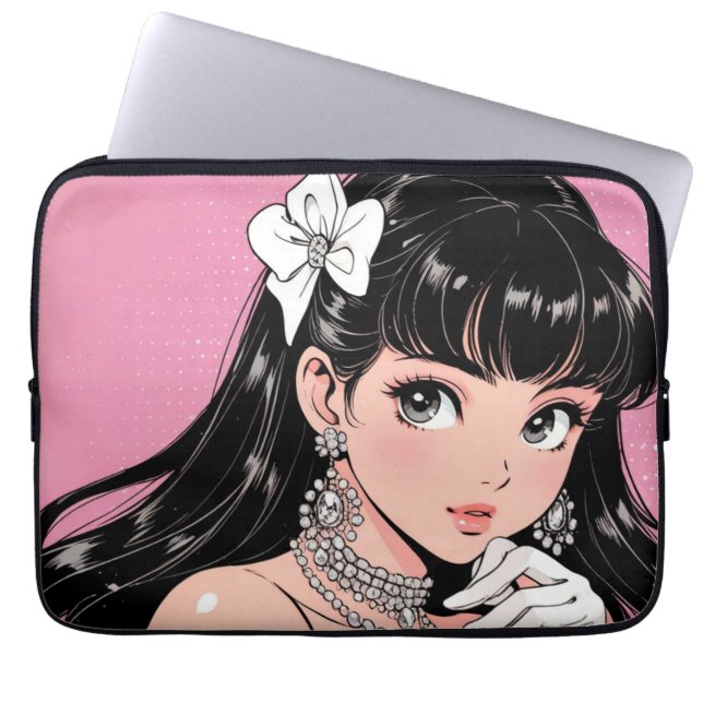 Anime Electronics Bag Laptopschutzhülle (Vorderseite)