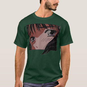 Anime Eyes Girl Japan Indie Ästhetik Japanisch T-Shirt