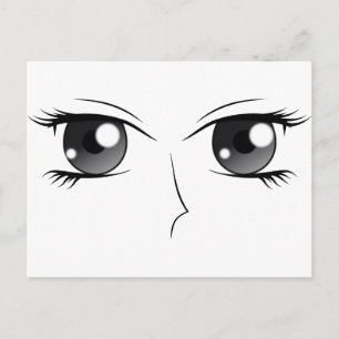 Anime Eyes - Manga Postkarte