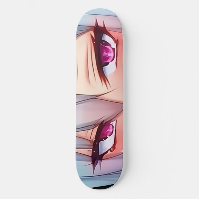 Anime Eyes Skateboard Deck (Vorderseite)