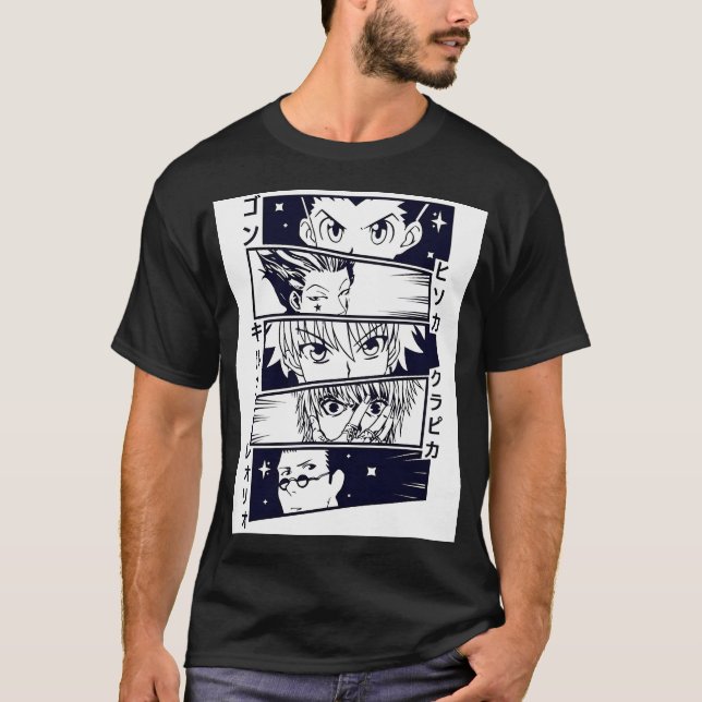 Anime Faces T-Shirt (Vorderseite)