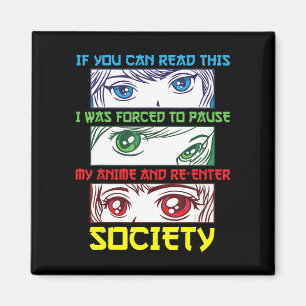 Anime Fan Anime Phrase Fun Anime Lover Magnet