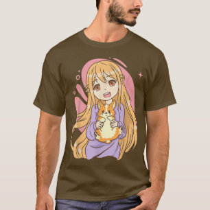 Anime Fan gibt Kawaii Manga Girl Dog Corgi Japane T-Shirt
