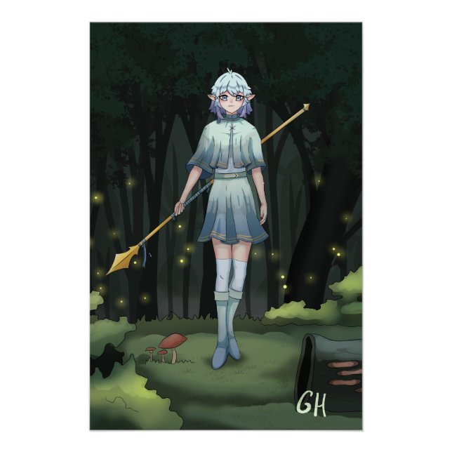 Anime Forrest Girl,  Poster (Vorderseite)