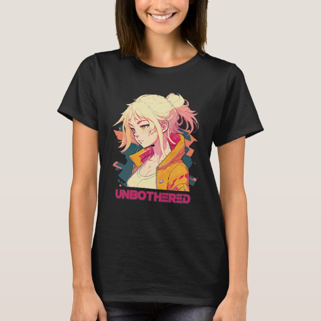 Anime Frauen Tshirts | Ungestörter Girl-T - Shirt (Vorderseite)