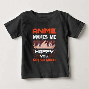 Anime freut mich nicht so sehr baby t-shirt