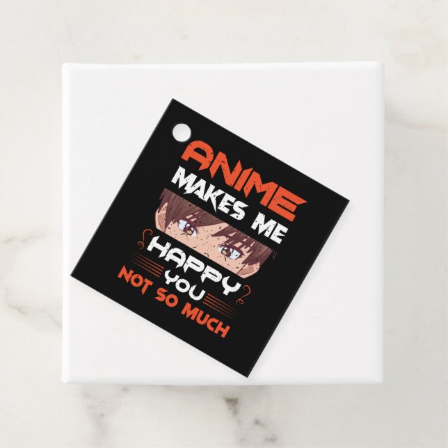 Anime freut mich nicht so sehr geschenkanhänger (Beispiel)