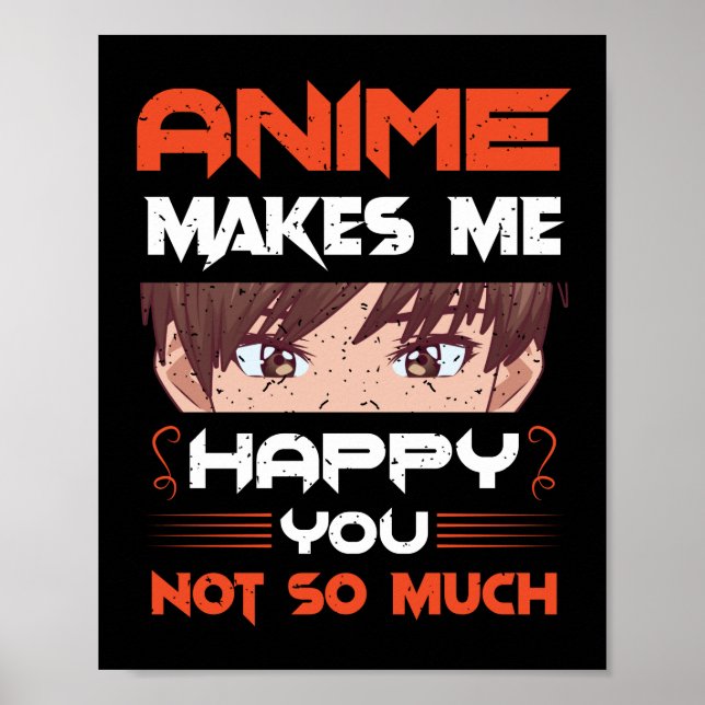 Anime freut mich nicht so sehr poster (Vorne)
