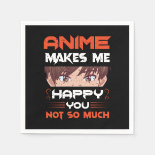 Anime freut mich nicht so sehr serviette