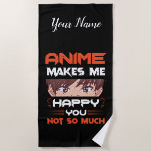 Anime freut mich nicht so sehr strandtuch