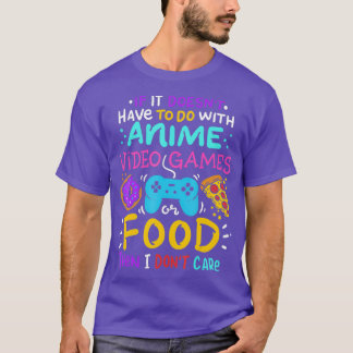 Anime Gamer Gaming Video Games Geschenk T-Shirt
