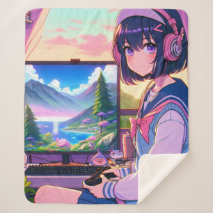 Anime Gamer Girl Sherpadecke