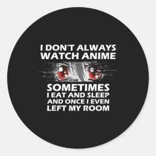 Anime-Geschenk für Teenager-Mädchen Frauen Jungen  Runder Aufkleber
