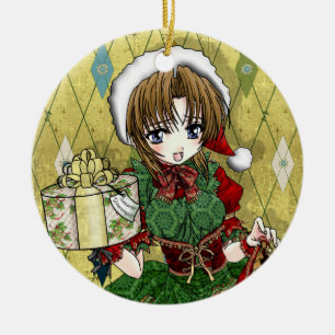 Anime-Geschenk-Mädchen Keramik Ornament