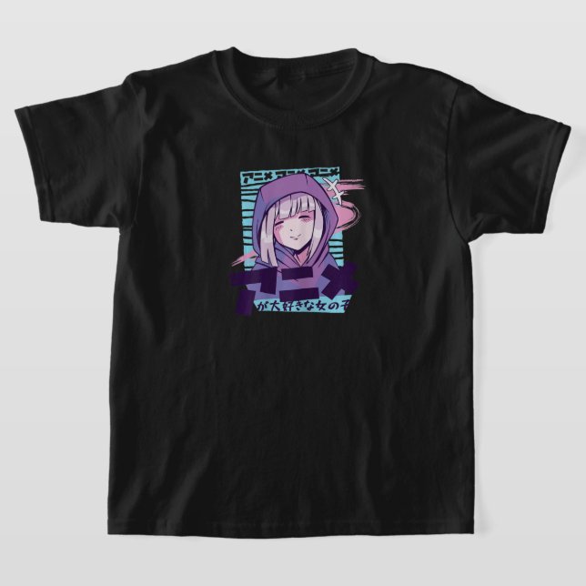 Anime Gifts for Teen Girls Just A Girls, die eine  T-Shirt (Ablage )