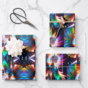 Anime Girin Rōnin Design Griffin Geschenkpapier Set