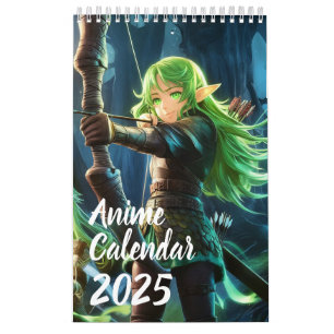 Anime Girl 12 Monate Kalender