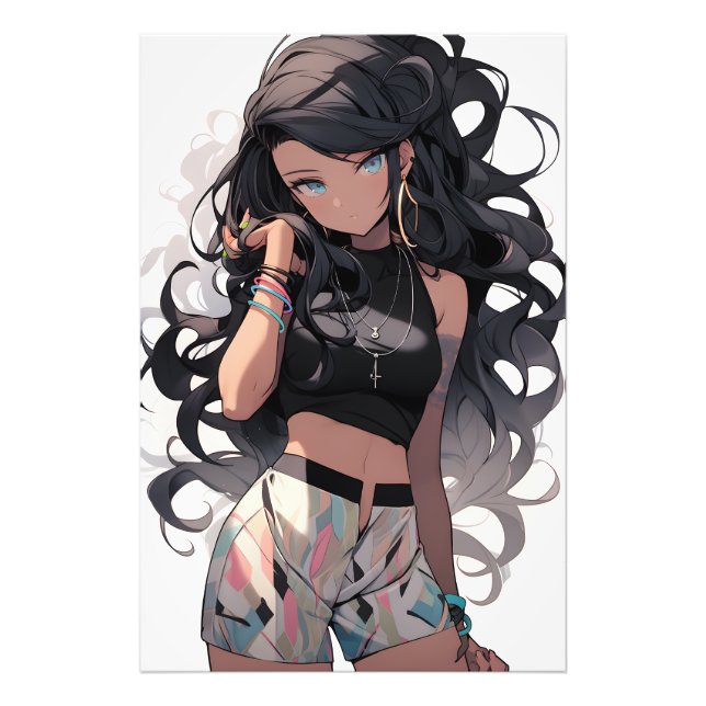 Anime girl #3 fotodruck (Vorne)