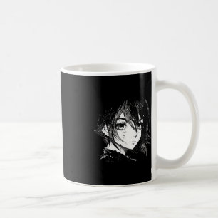 Anime Girl Anime Eyes Ink Sketch Zeichnend für G Kaffeetasse