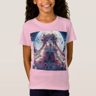 Anime Girl Blume Moon Fairy T-Shirt