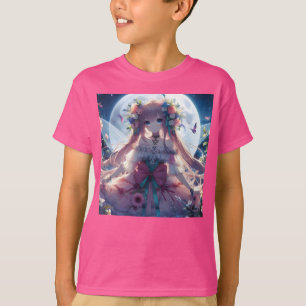 Anime Girl Blume Moon Fairy T-Shirt