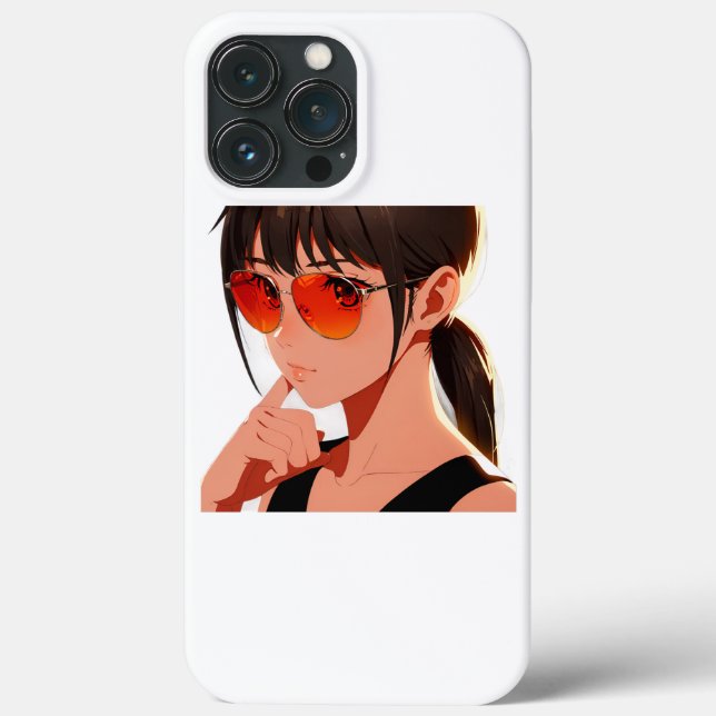 Anime Girl Bold und Playable Design Case-Mate iPhone Hülle (Rückseite)
