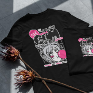 Anime Girl Bubble Gum T-Shirt