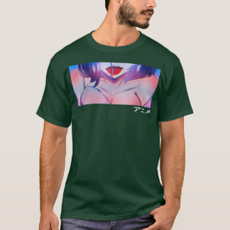 Anime Girl Eyes Anime in Japanese Characters Girl  T-Shirt
