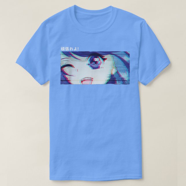 Anime Girl Eyes - Japan Culture Art - Japan Aes T-Shirt (Design vorne)