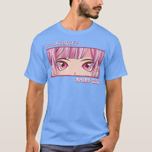 Anime Girl Eyes Japanisch Japan Kunstästhesie Anim T-Shirt