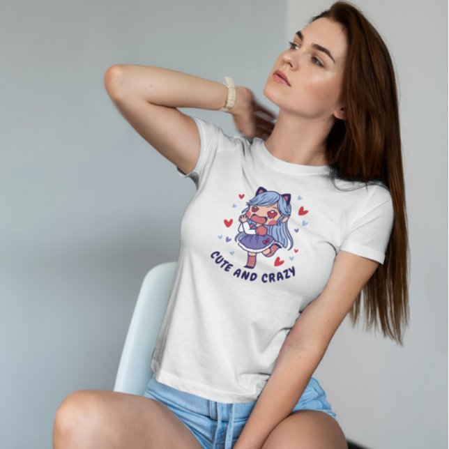 Anime Girl in Liebe T-Shirt (Von Creator hochgeladen)