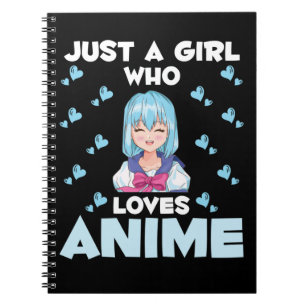 Anime Girl Japanese Otaku Manga Japan Notizblock