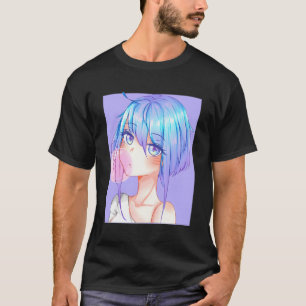Anime Girl Japanisch Ästhetik Anime Otaku Geschenk T-Shirt