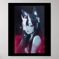 Anime Girl Kawaii Waifu Ästhetik Japanisch Manga O