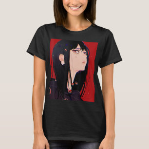 Anime Girl Kawaii Waifu Ästhetik Japanisch Manga O T-Shirt