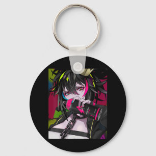 Anime Girl Kawaii Waifu Ästhetisch Japanisch Otaku Schlüsselanhänger