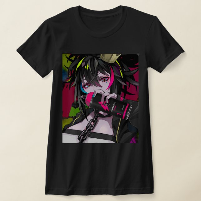 Anime Girl Kawaii Waifu Ästhetisch Japanisch Otaku T-Shirt (Ablage )