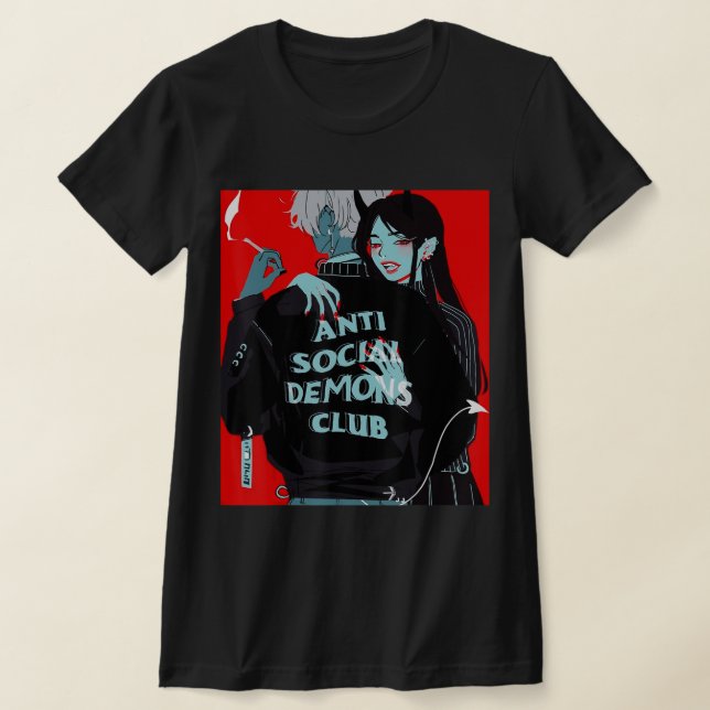 Anime Girl Kawaii Waifu Egirl Aesthetic Japani O T-Shirt (Ablage )