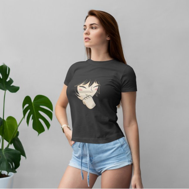 Anime Girl Laughing T-Shirt (Von Creator hochgeladen)