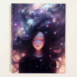 Anime Girl Made of Stars Planer