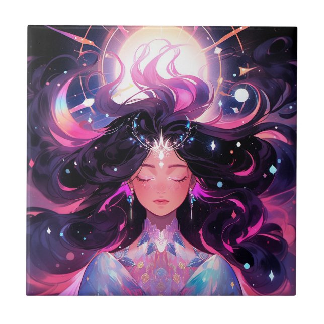 Anime Girl Magical Princess Fliese (Vorderseite)