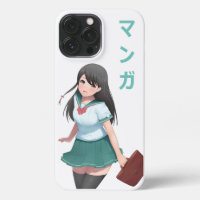 Anime Girl Manga ガ iPhone Case