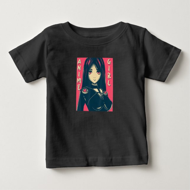 Anime Girl Manga Otaku Kawaii Anime Clothing Goth Baby T-shirt (Vorderseite)