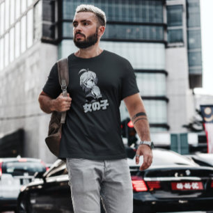 Anime Girl mit Kurzem Haar T-Shirt