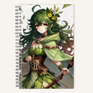 Anime Girl-Notebook Notizbuch
